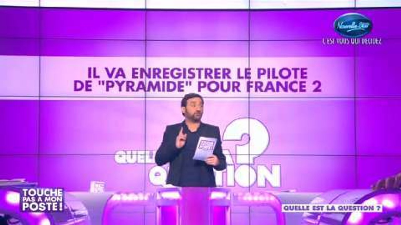 France 2 travaille au retour de Pyramide avec Olivier Minne d'après Touche pas à mon Poste