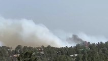 Evacuations underway in a New Mexico town as multiple wildfires grow