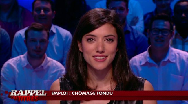 Vanessa Guide présente Le Rappel des titres au Grand Journal