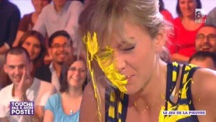 Enora Malagré mal en point après avoir pris de la peinture dans les yeux