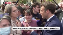 Des bains de foule pour les candidats en plein recrudescence du Covid-19