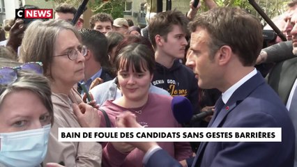 Des bains de foule pour les candidats en plein recrudescence du Covid-19