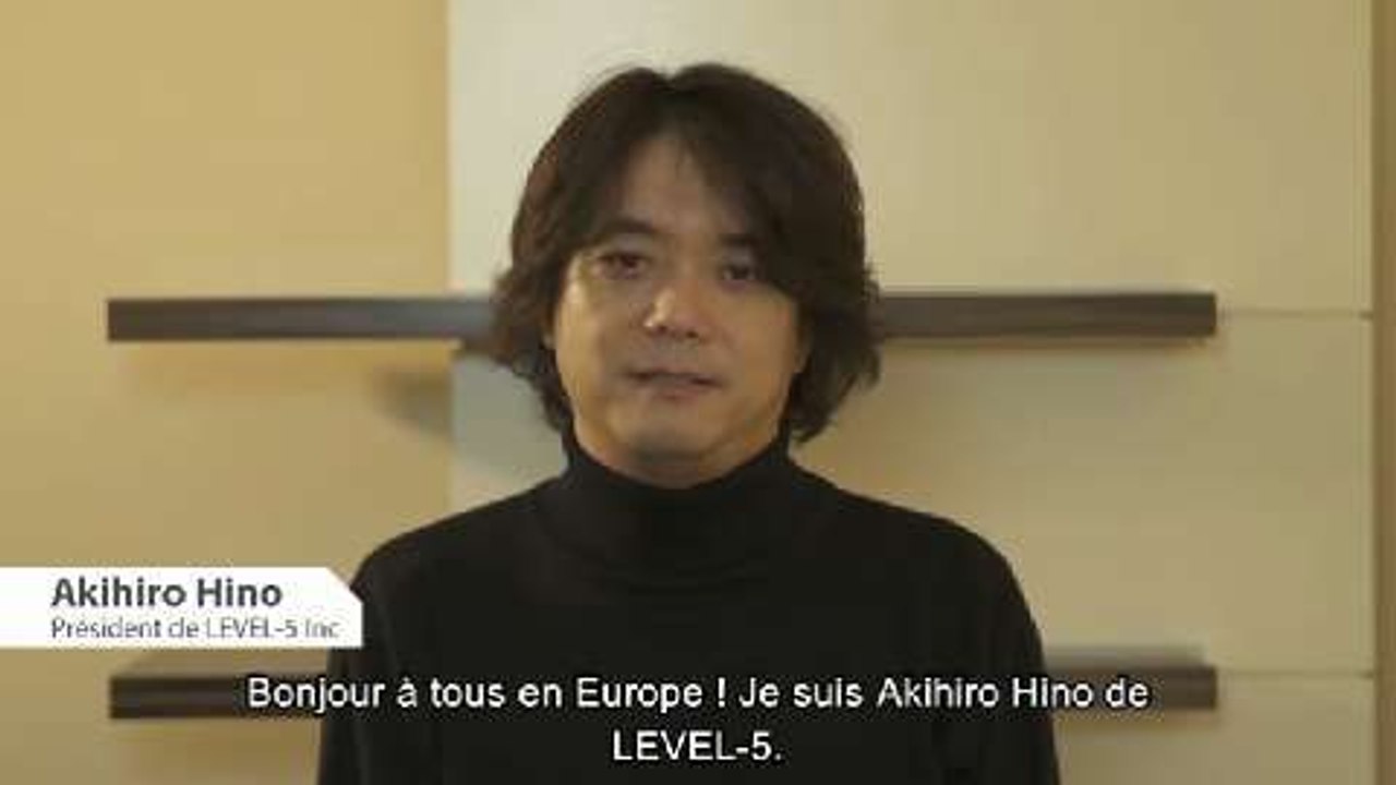 Professeur Layton vs. Phoenix Wright- Ace Attorney - Message de M. Akihiro Hino (Nintendo 3DS)