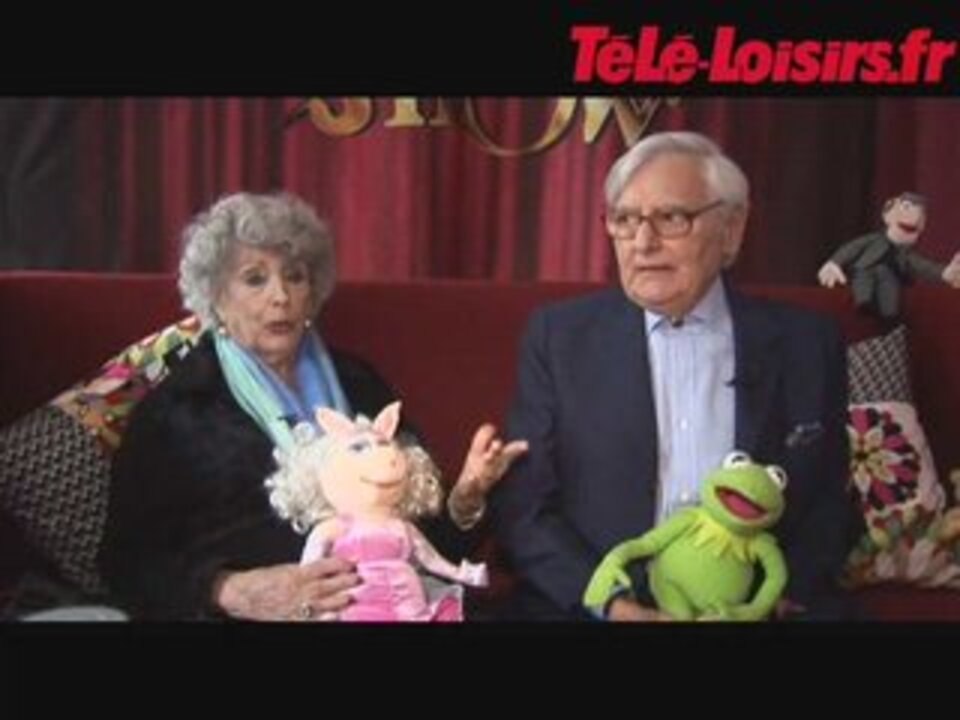 Roger Carel et Micheline Dax pour le Muppet Show