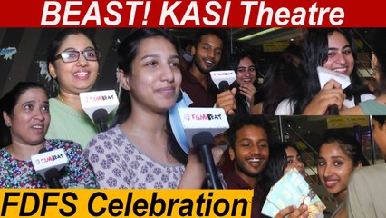 Beast fans celebration | BeastFDFS |Beast Review | Oneindia Tamil