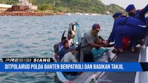 Dirpolairud Polda Banten Berbagi Takjil di Laut Pasca Patroli