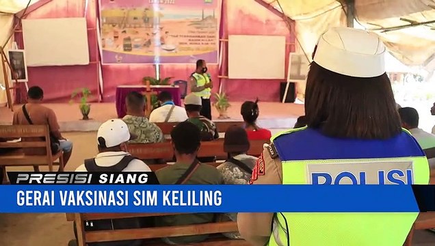 Polres Alor Laksanakan SIM Keliling dan Sekaligus Menyediakan Gerai Vaksinasi di Gereja Helohim