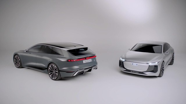 The new Audi A6 Avant e-tron concept & Audi A6 e-tron concept Design in Studio