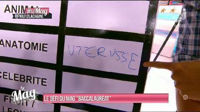 Capucine analphabete dans les Anges le Mag sur NRJ12