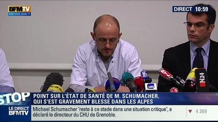 "On ne peut pas se prononcer sur le devenir de Michael Schumacher"