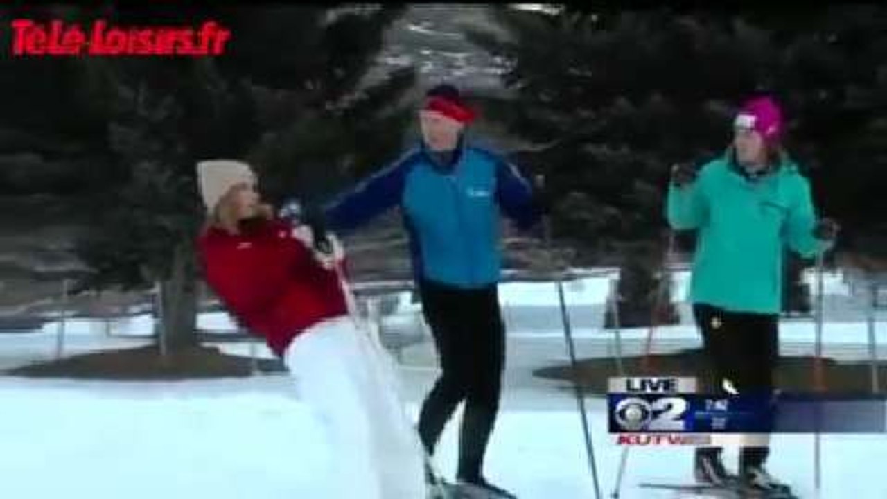 Buzz : une journaliste fait un malaise en plein direct... puis continue son interview.