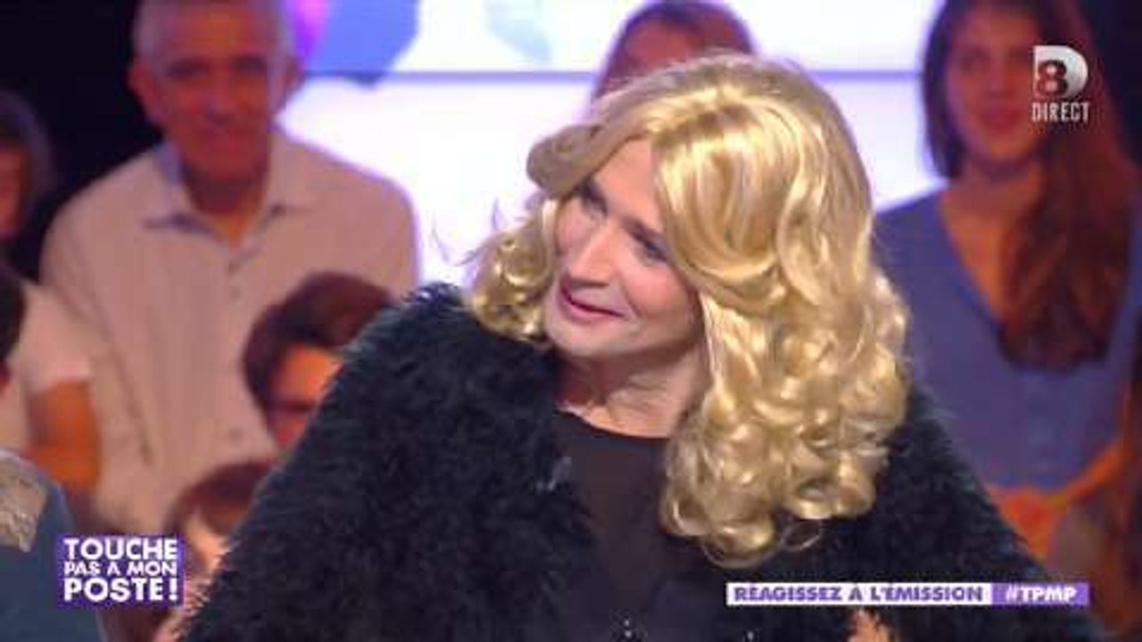 Christophe Carrière se déguise en Madonna dans Touche Pas à Mon Poste (TPMP)