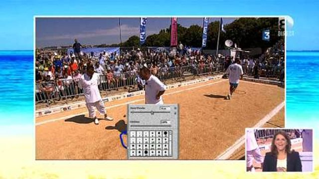 Pétanque : les trucages ridicules de France 3