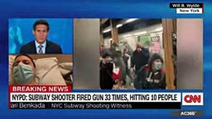 'All you see was black smoke'- NYC subway shooting survivor describes moment attack began