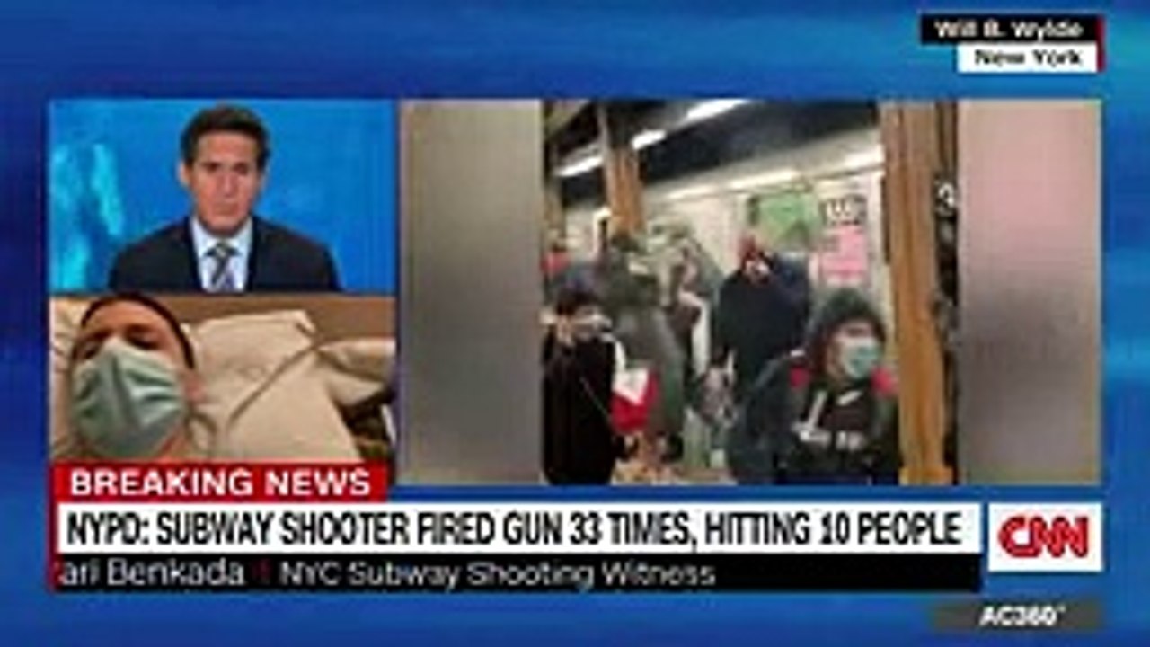 'All you see was black smoke'- NYC subway shooting survivor describes moment attack began