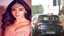Alia Bhatt Ranbir Kapoor की शादी के लिए सजधजकर पहुंचा driver; Watch video  | FilmiBeat
