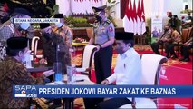 Presiden Jokowi dan Sejumlah Pejabat Serahkan Zakat ke Baznas di Istana Negara