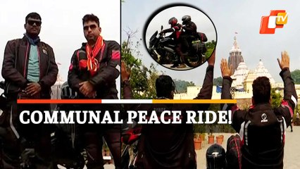 Odisha Bikers Kick Off Char-Dham Expedition To Spread Communal Harmony