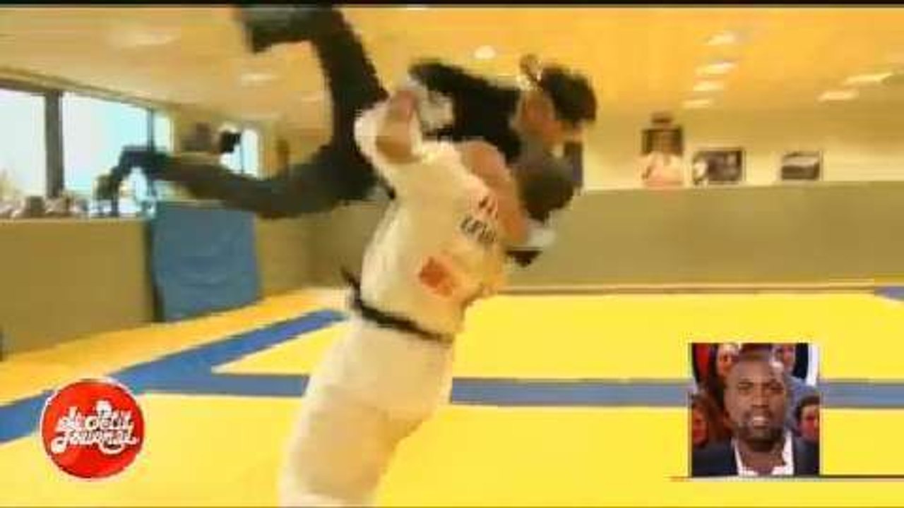 Teddy Riner met une raclée à un journaliste du Petit Journal