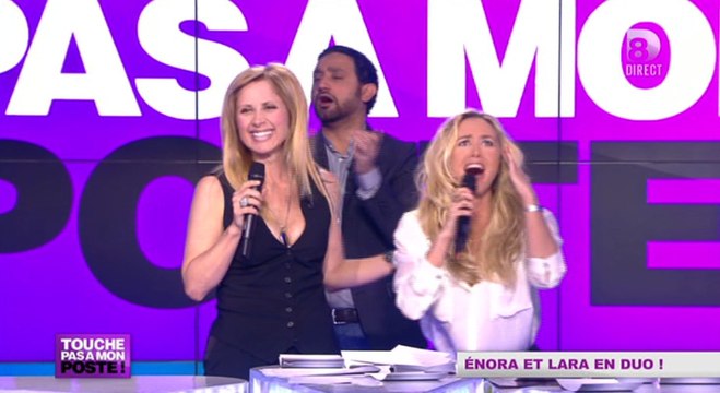 Enora Malagré chante en duo avec Lara Fabian dans Touche pas à mon poste