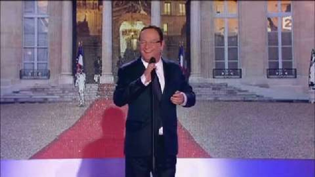 Patrick Sébastien imite François Hollande