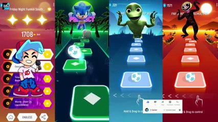 Friday Night Funkin vs Sonic vs Alien Dance vs FNF Monster