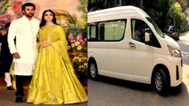 Alia Ranbir Wedding: शादी के लिए इस खास कार में Vastu Apartment पहुंचे रिश्तेदार | FilmiBeat
