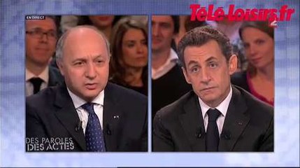 Sarkozy - Fabius dans Des Paroles et des Actes