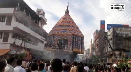 மருந்தீஸ்வரர் ஆலய சித்திரை தேரோட்டம்; வெகு விமர்சை!