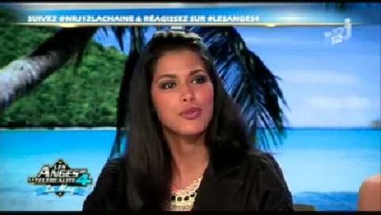 Ayem draguée par Marc (La belle et ses princes) sur le plateau des Anges, le mag (NRJ12)