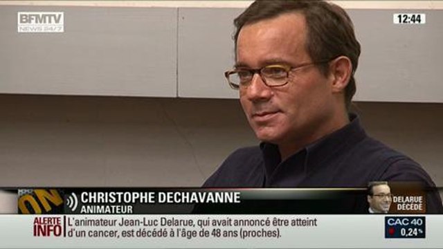 Mort de Jean-Luc Delarue - la réaction de Christophe Dechavanne (BFM TV)