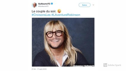 "Vieux couple", "duo de choc"…  Amir et Christine Bravo régalent les Twittos dans L'Aventure Robinson