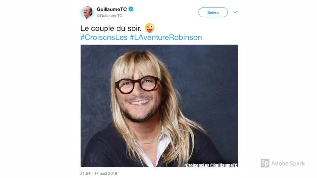 Vieux couple , duo de choc … Amir et Christine Bravo régalent les Twittos dans L'Aventure Robinson