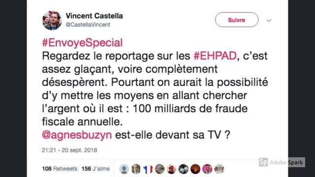 Le reportage d'Envoyé Spécial consacré aux EHPAD scandalise les internautes