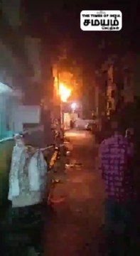 தேனி அருகே டிரான்ஸ்பார்மரில் பற்றி எரிந்த தீ; மக்கள் ஷாக்!