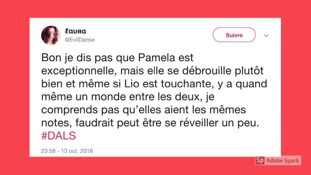 TEL - Danse avec les stars 9 : les internautes déçus par la prestation de Lio, ils ne comprennent pas les notes des juges (REVUE DE TWEETS)