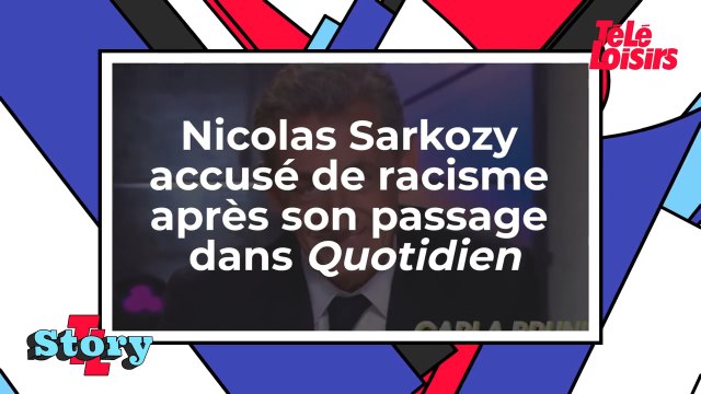 Nicolas Sarkozy accusé de racisme après son passage dans Quotidien