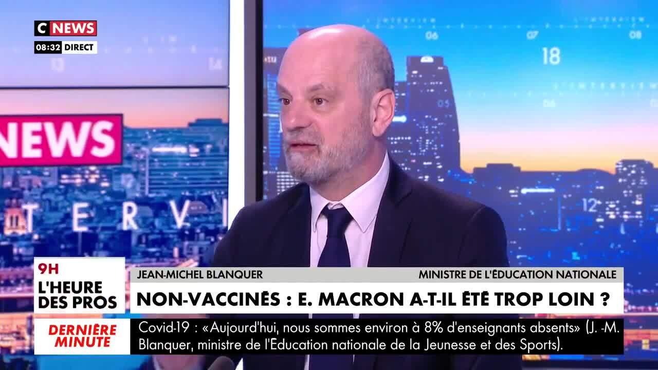 Laurence Ferrari met mal à l'aise Jean-Michel Blanquer en tentant de lui faire répéter un mot polémique
