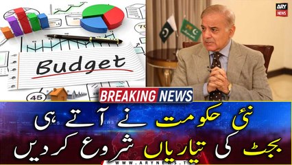 New Govt started preparation for the budget