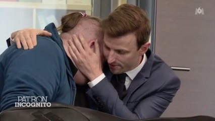 Un candidat en larmes dans Patron Incognito, les internautes émus