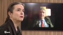 Amélie Nothomb très émue en découvrant des images de son père dans En Aparté