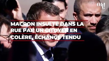 "Mais vous êtes fou" : Macron insulté dans la rue par un citoyen en colère, échange tendu entre les deux hommes (VIDEO)
