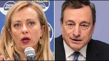 Ucraina, gas e catasto, Giorgia Meloni c.o.ntro il governo di Mario Draghi