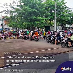 Banyak Pemotor Lintasi Rel Kereta Dekat Kawasan Malioboro, Ini Kata Dishub Kota Jogja