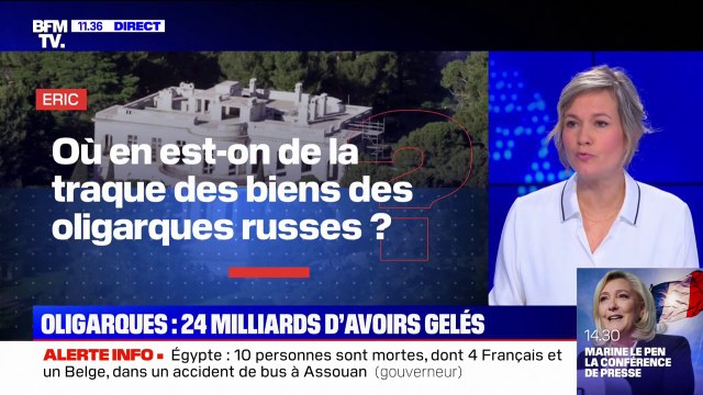 Où en est-on de la traque des biens des oligarques russes ? BFMTV répond à vos questions