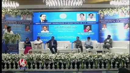 Minister KTR Satires On News Channels | V6 News