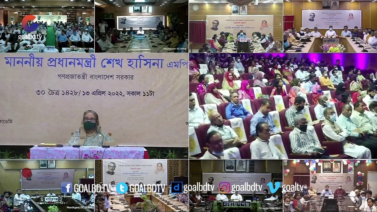 নবনির্মিত আটটি জেলা শিল্পকলা একাডেমি ভবনের উদ্বোধন