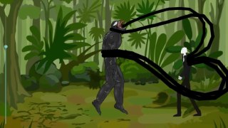 Venom vs SLENDER MAN - drawing cartoons 2