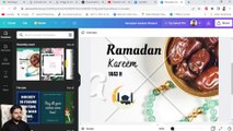 online ramadan design in canva 2022 l how to get canva pro for free lifetime l ramadan mubarak