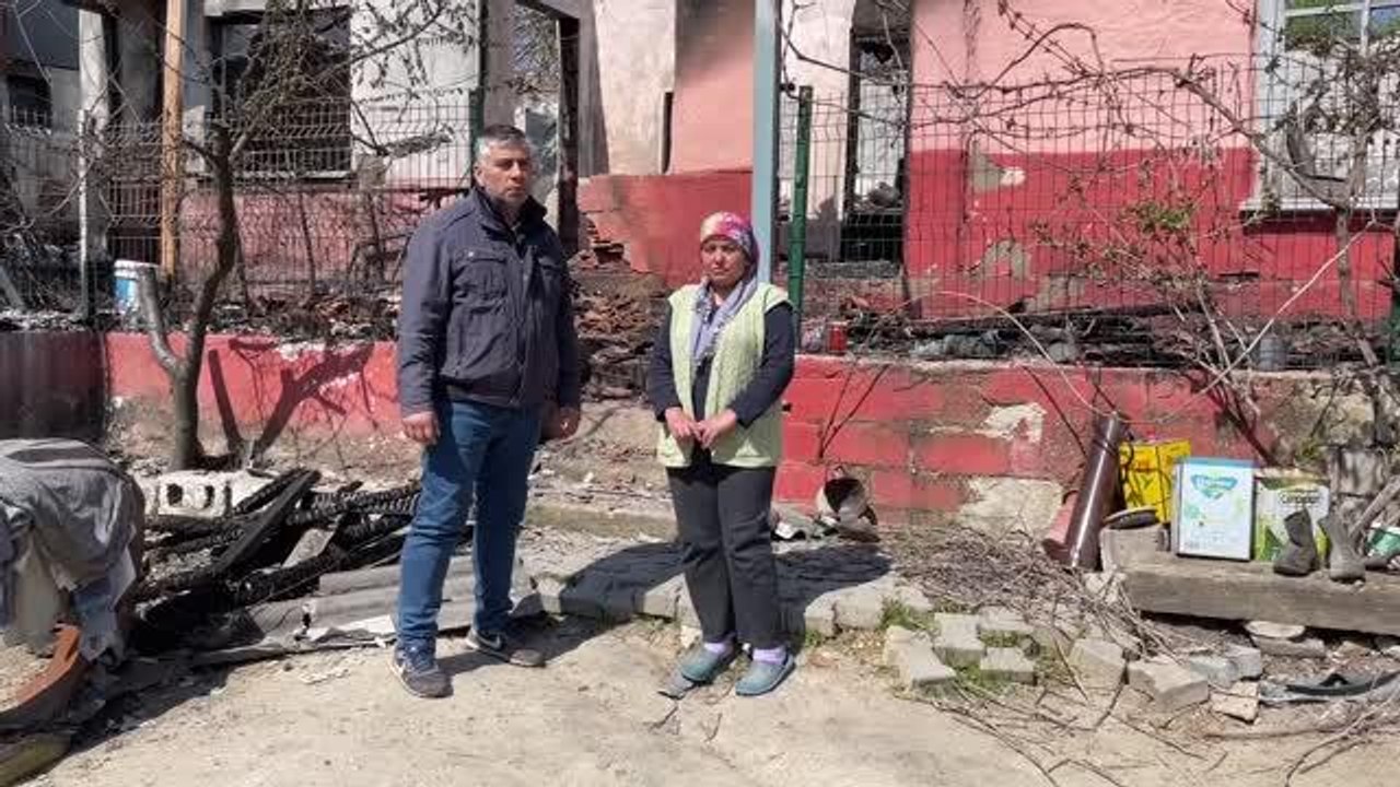 Evleriyle birlikte tüp bebek için biriktirdikleri paraları da yandı